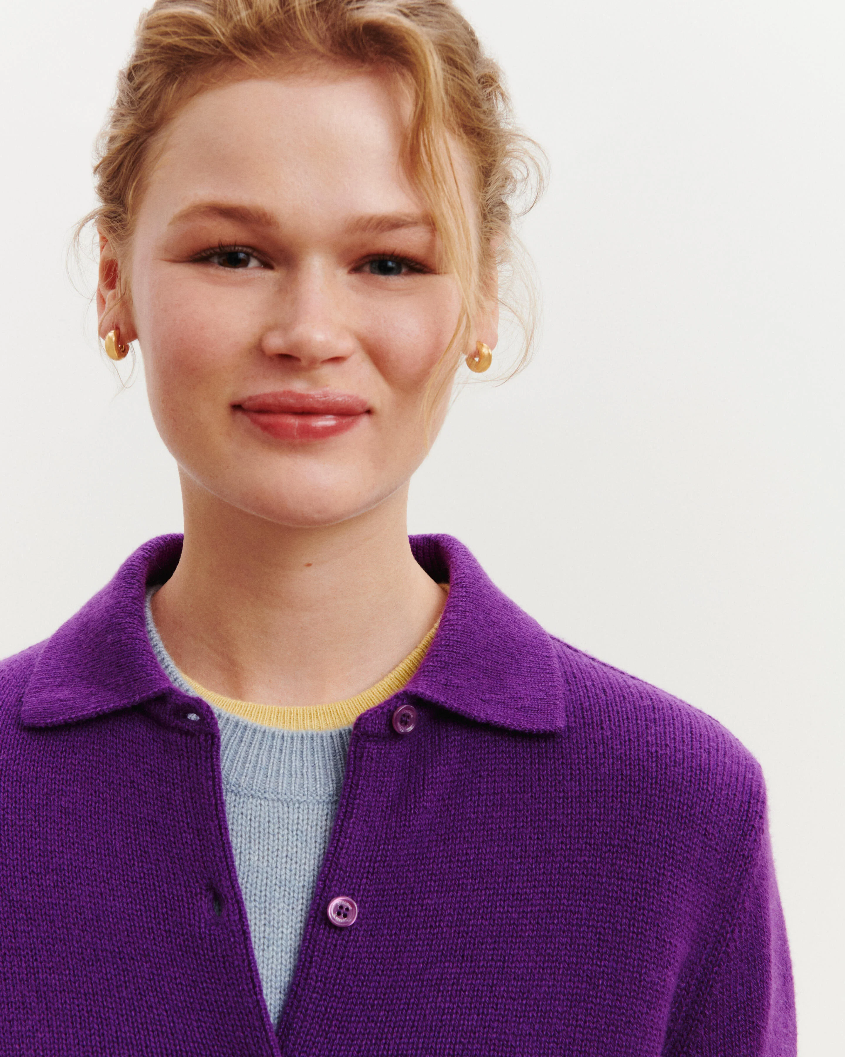 Cardigan col polo Lison