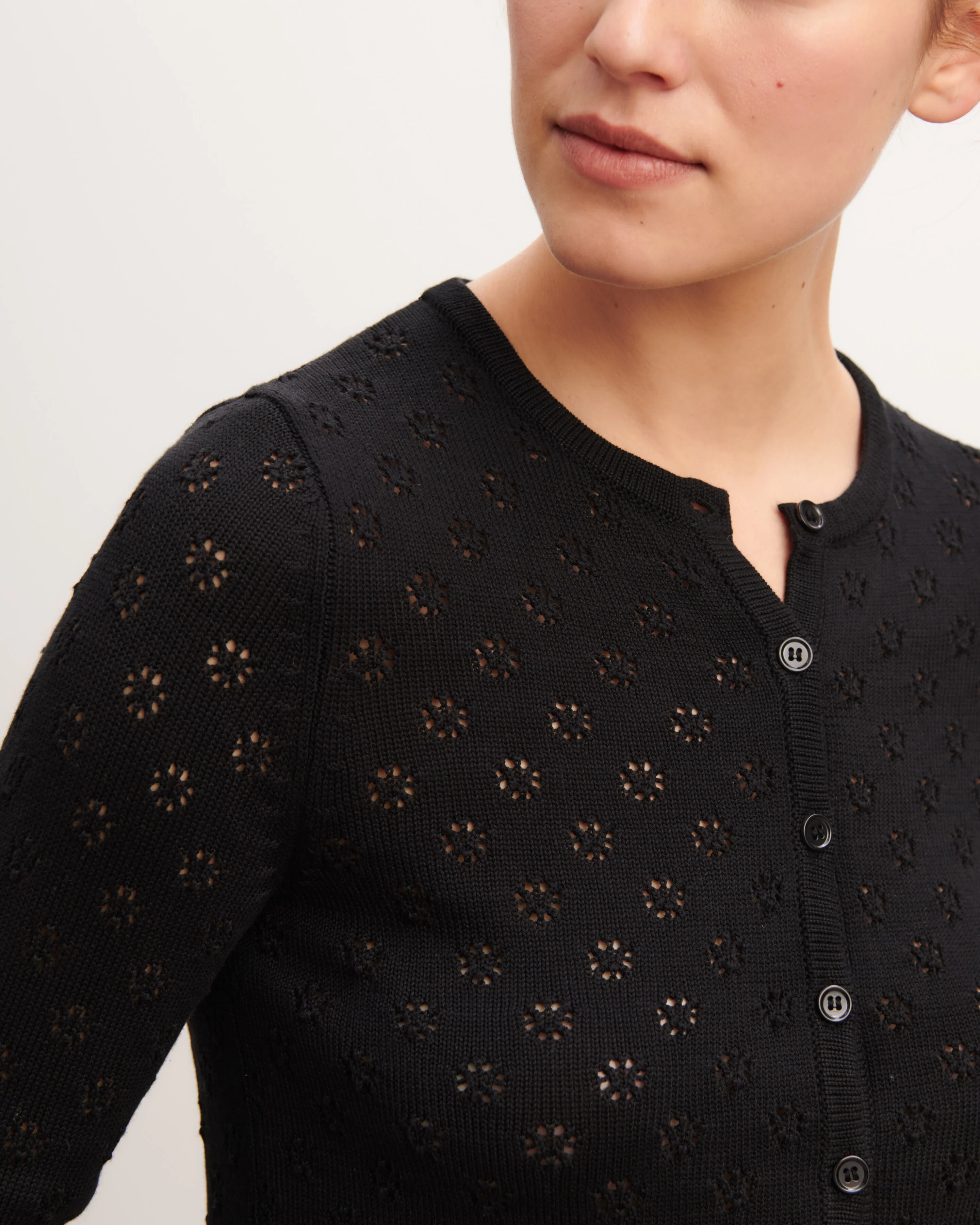 Cardigan en pointelle - Image 3