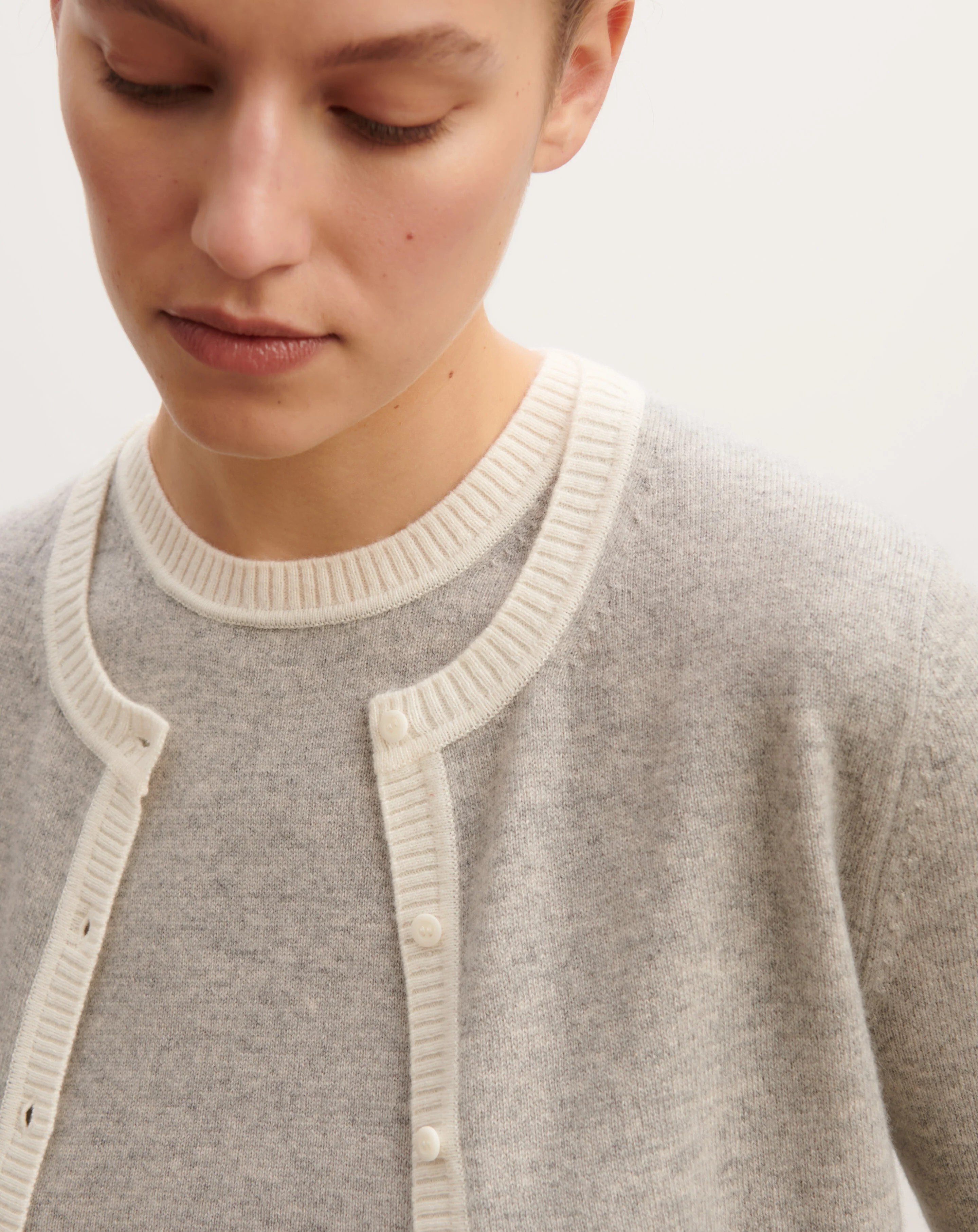 Cardigan manches boutons - Image 4