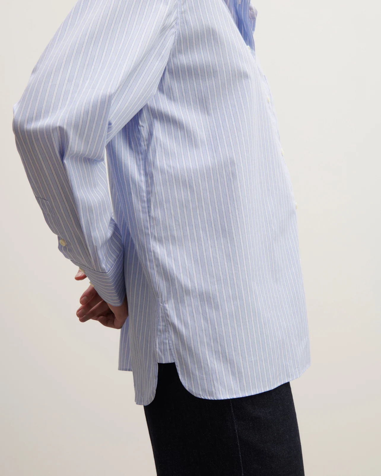 Chemise ample à rayures - Image 4