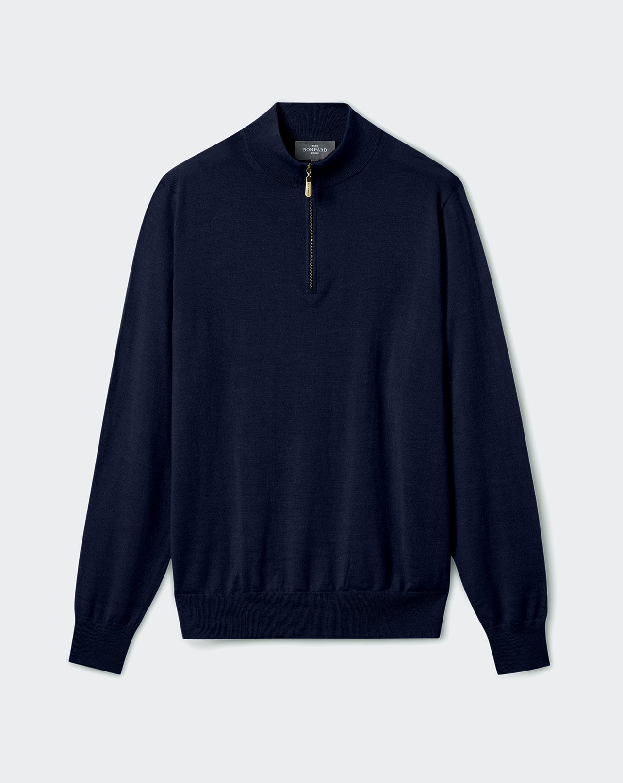 Col montant ultrafin zippé