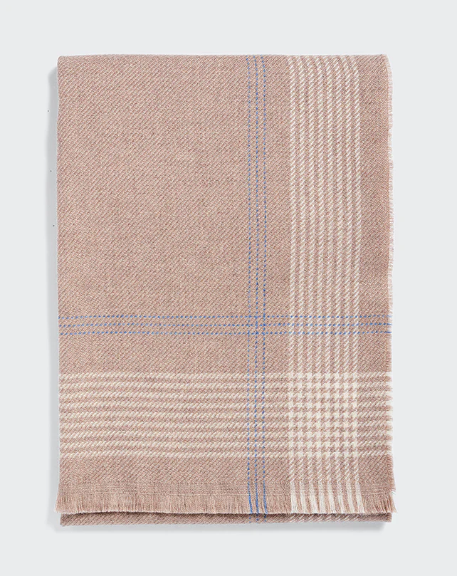 Étole tissée tartan