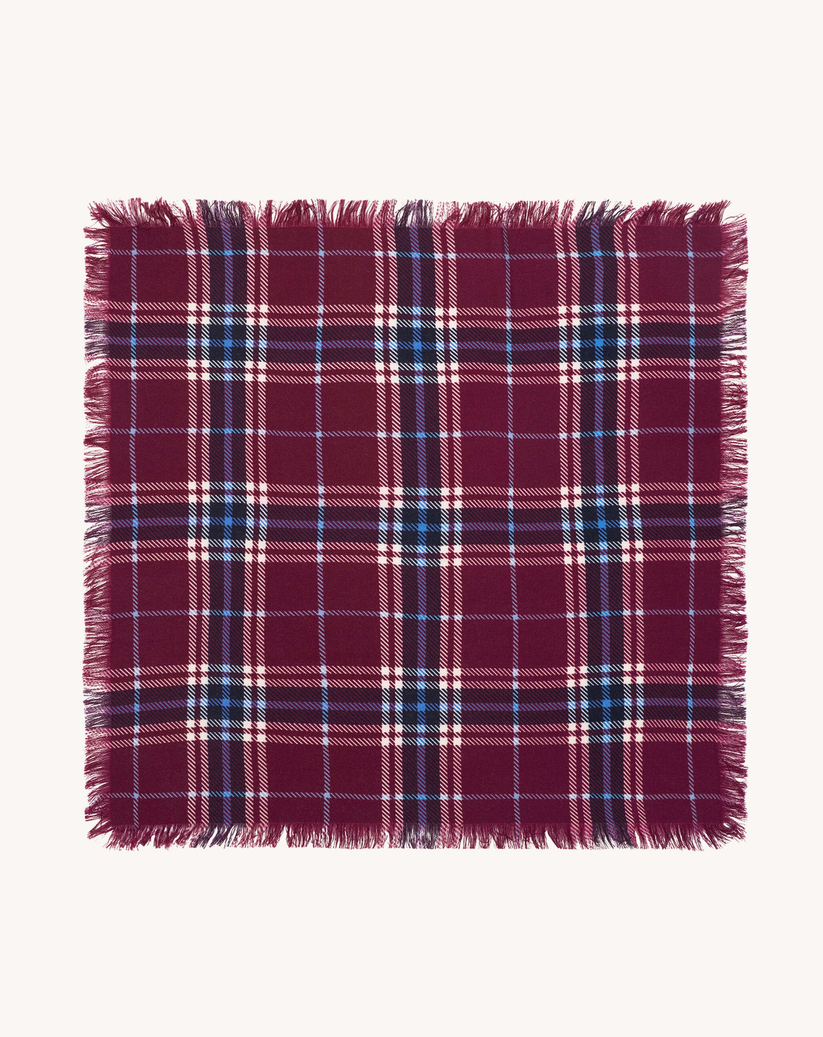 Mini carré imprimé tartan - Image 3