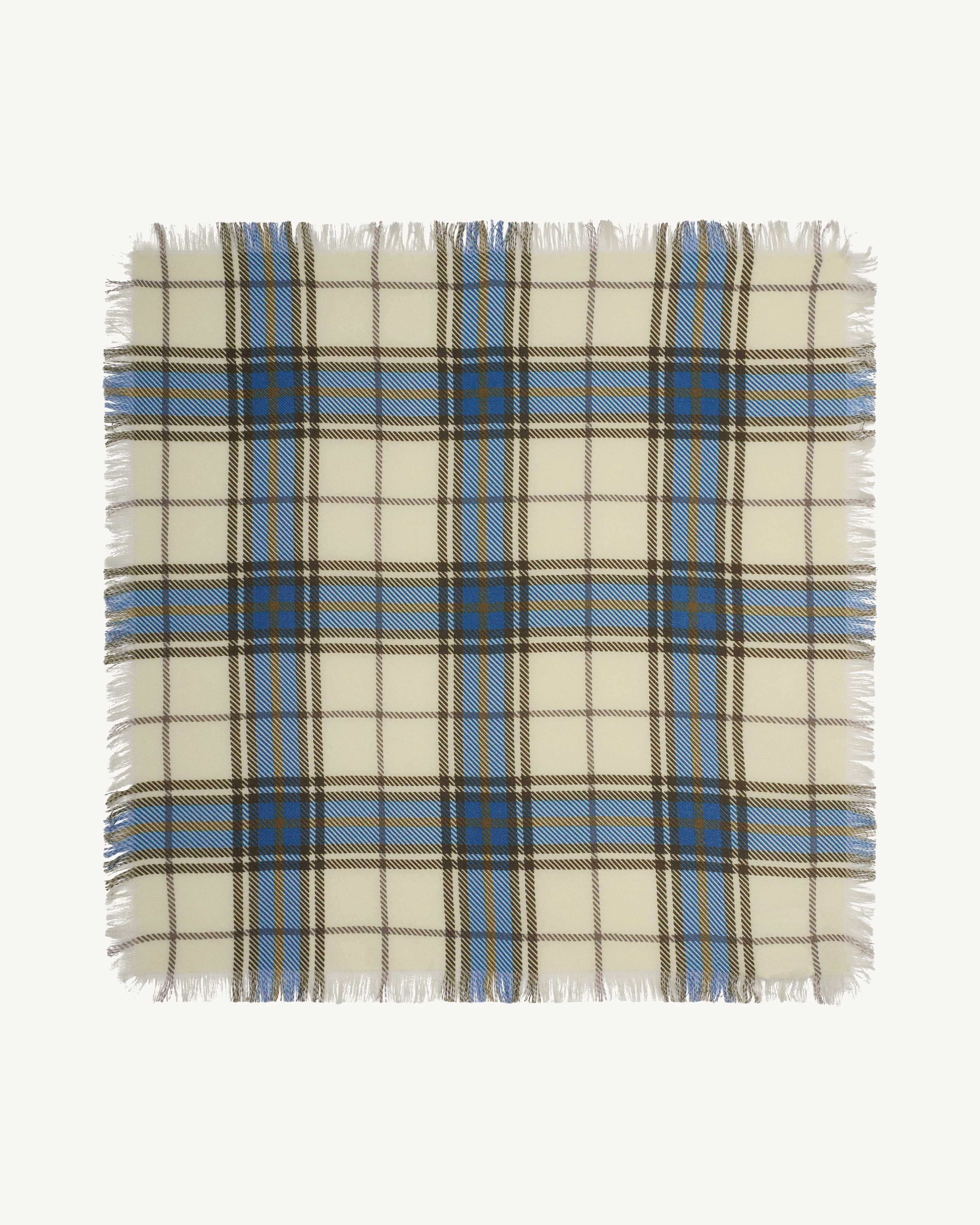 Mini carré imprimé tartan