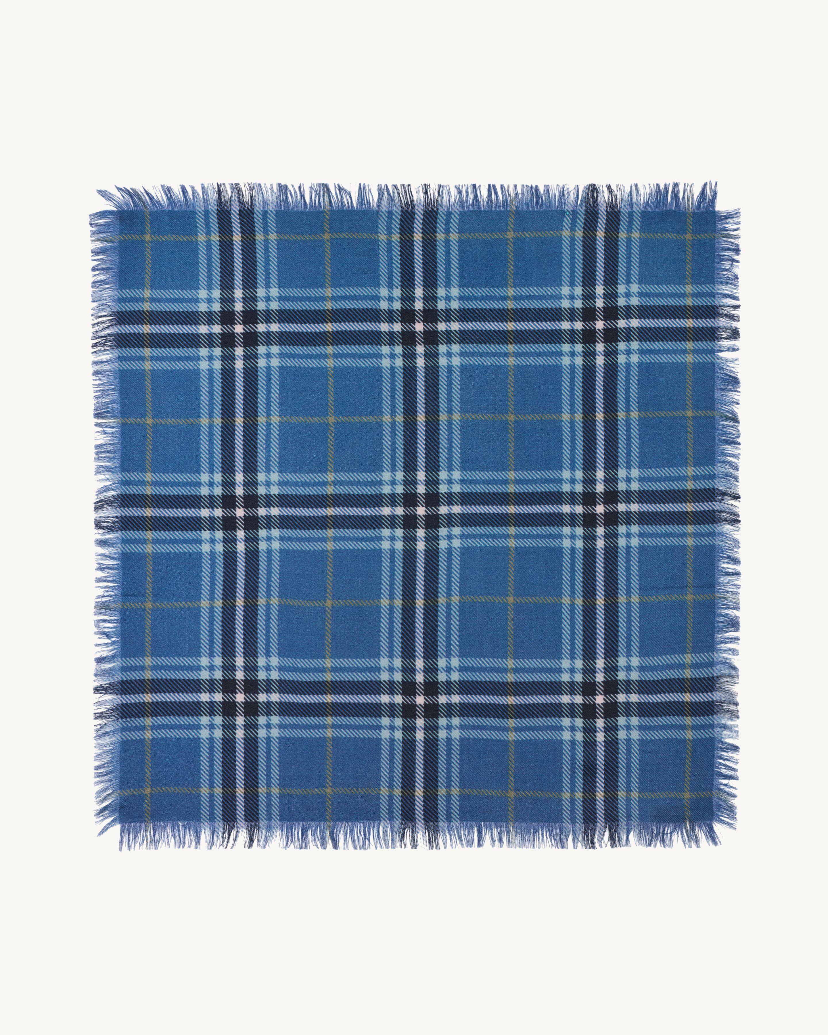 Mini carré imprimé tartan