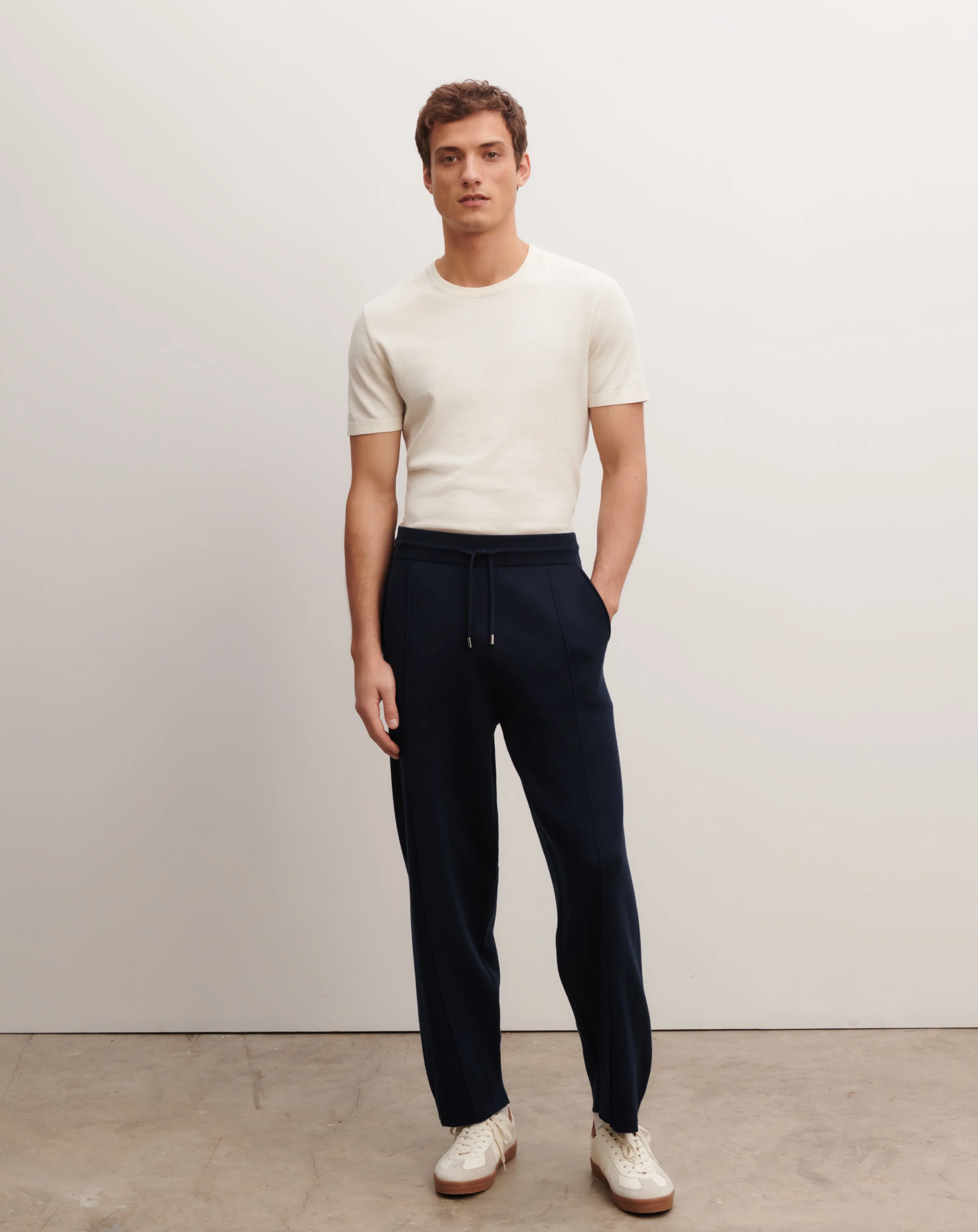Pantalon double face