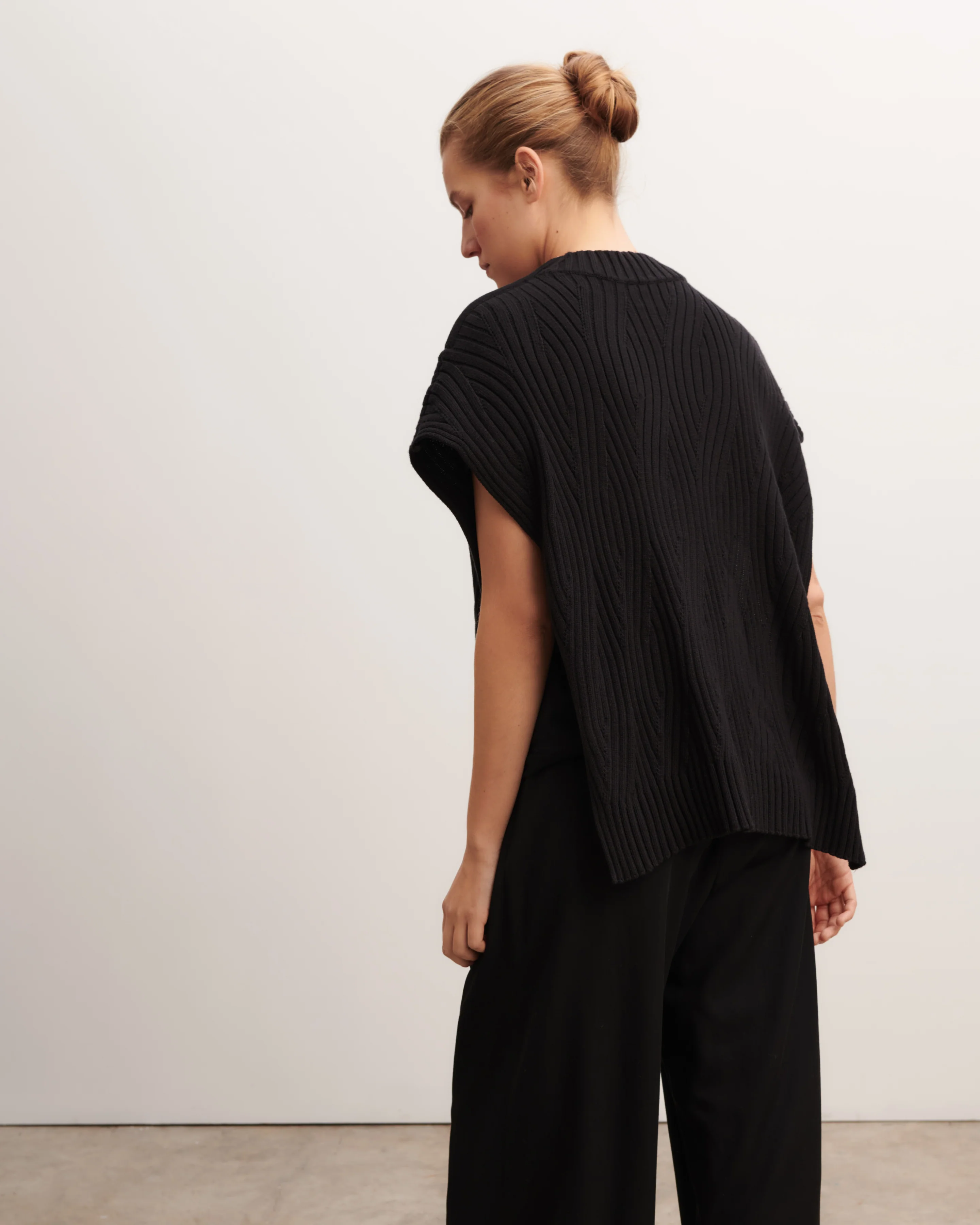 Poncho à torsades - Image 3
