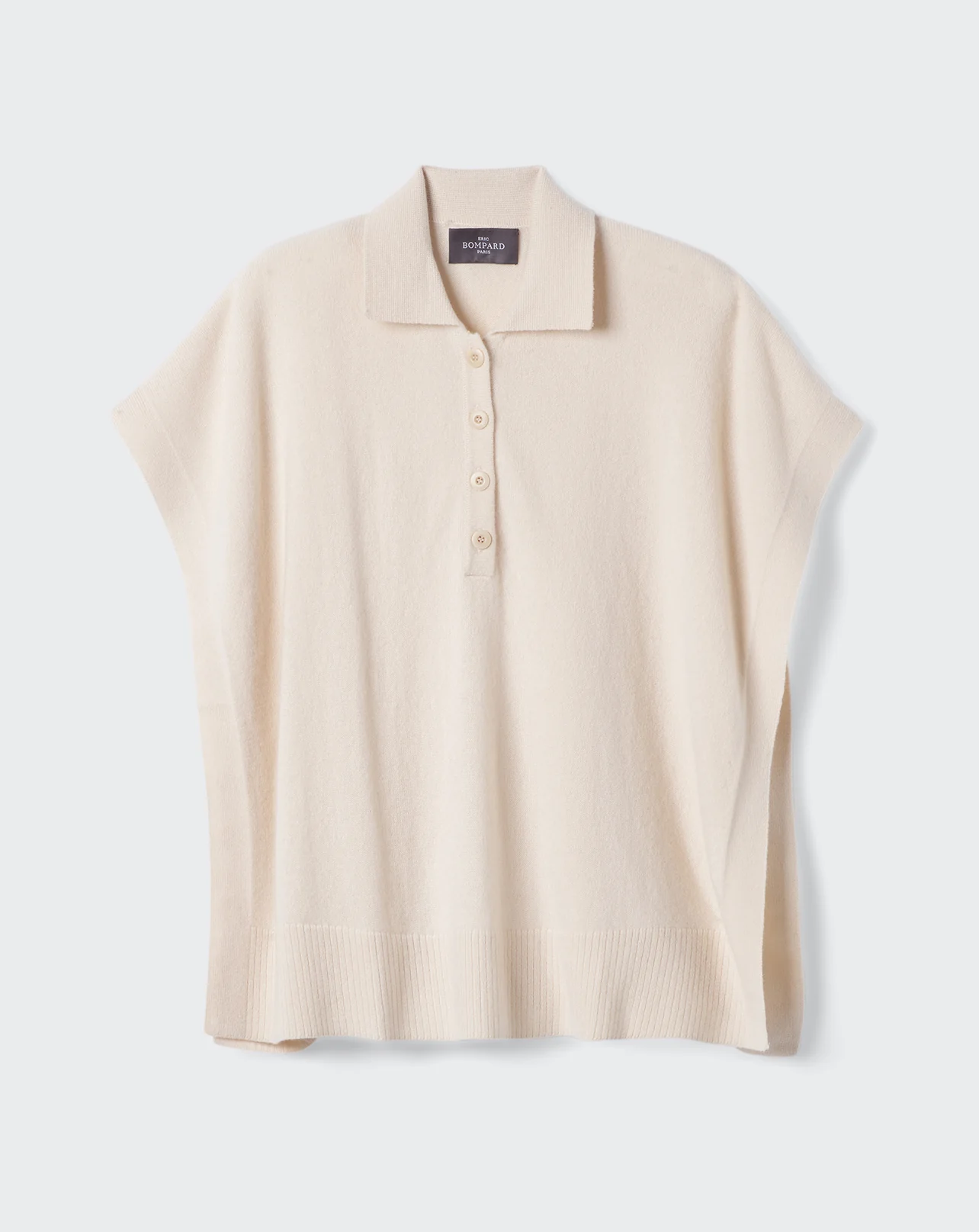 Poncho encolure polo