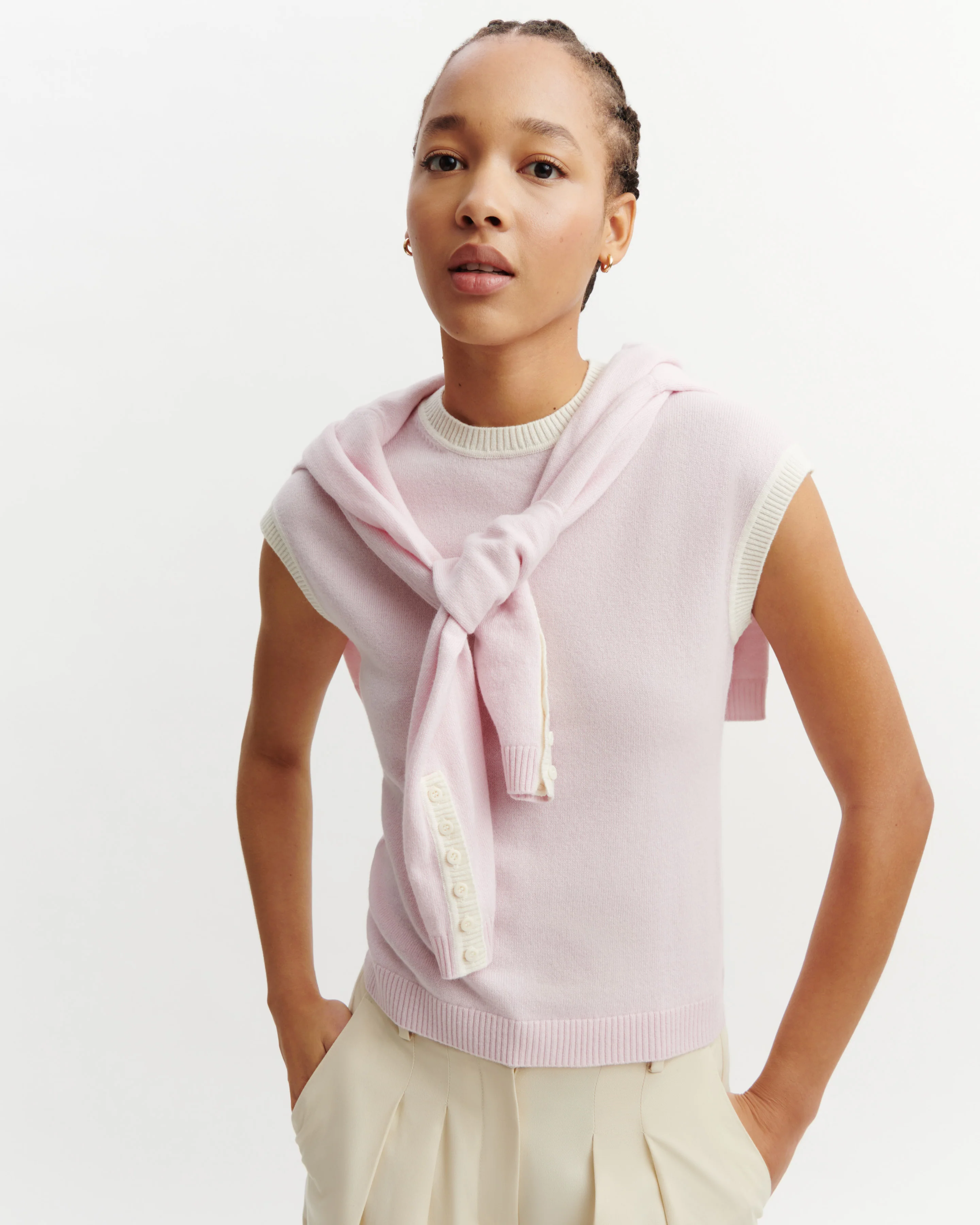 Pull à petites manches