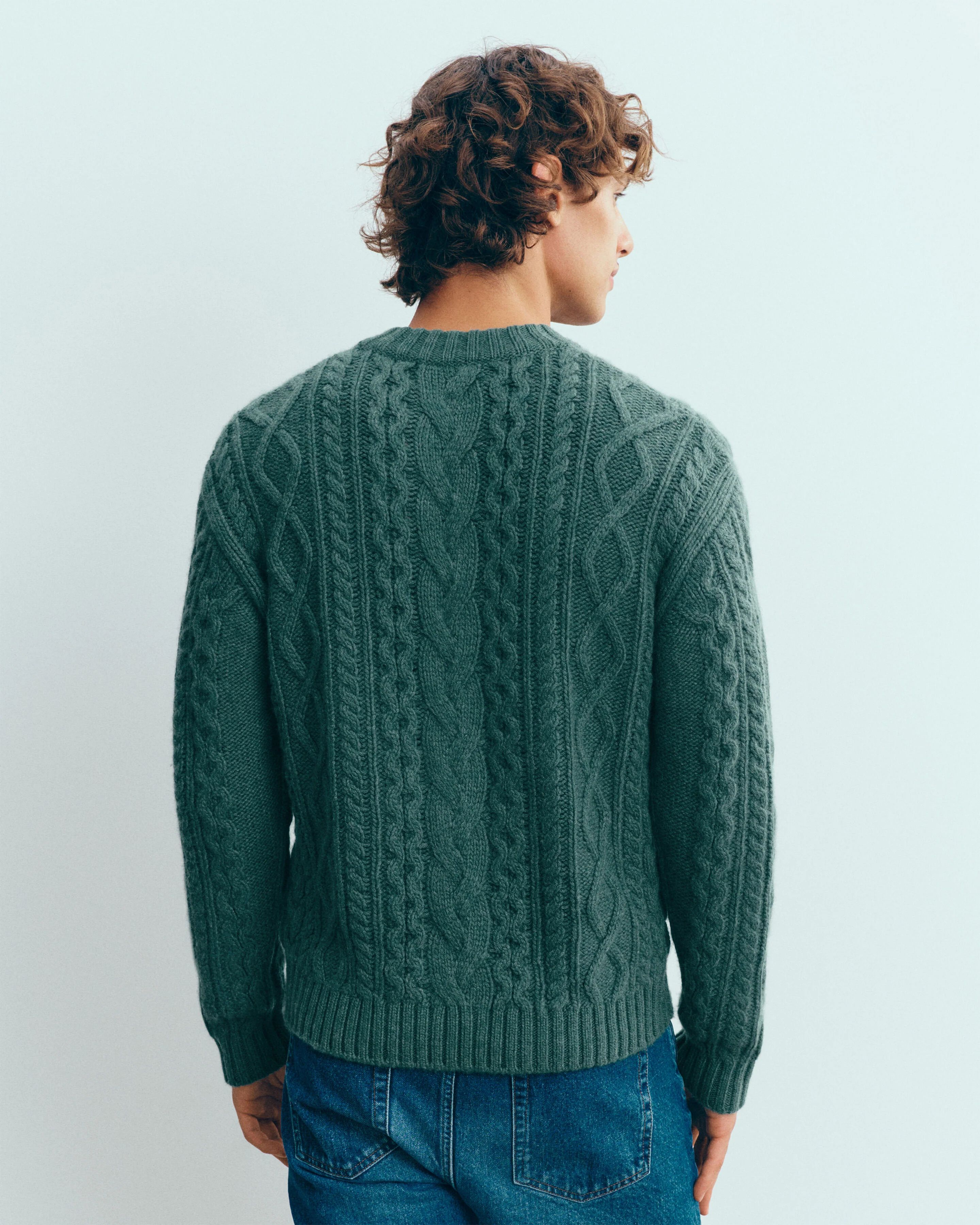 Pull col rond à torsades - les 40 ans - Image 3