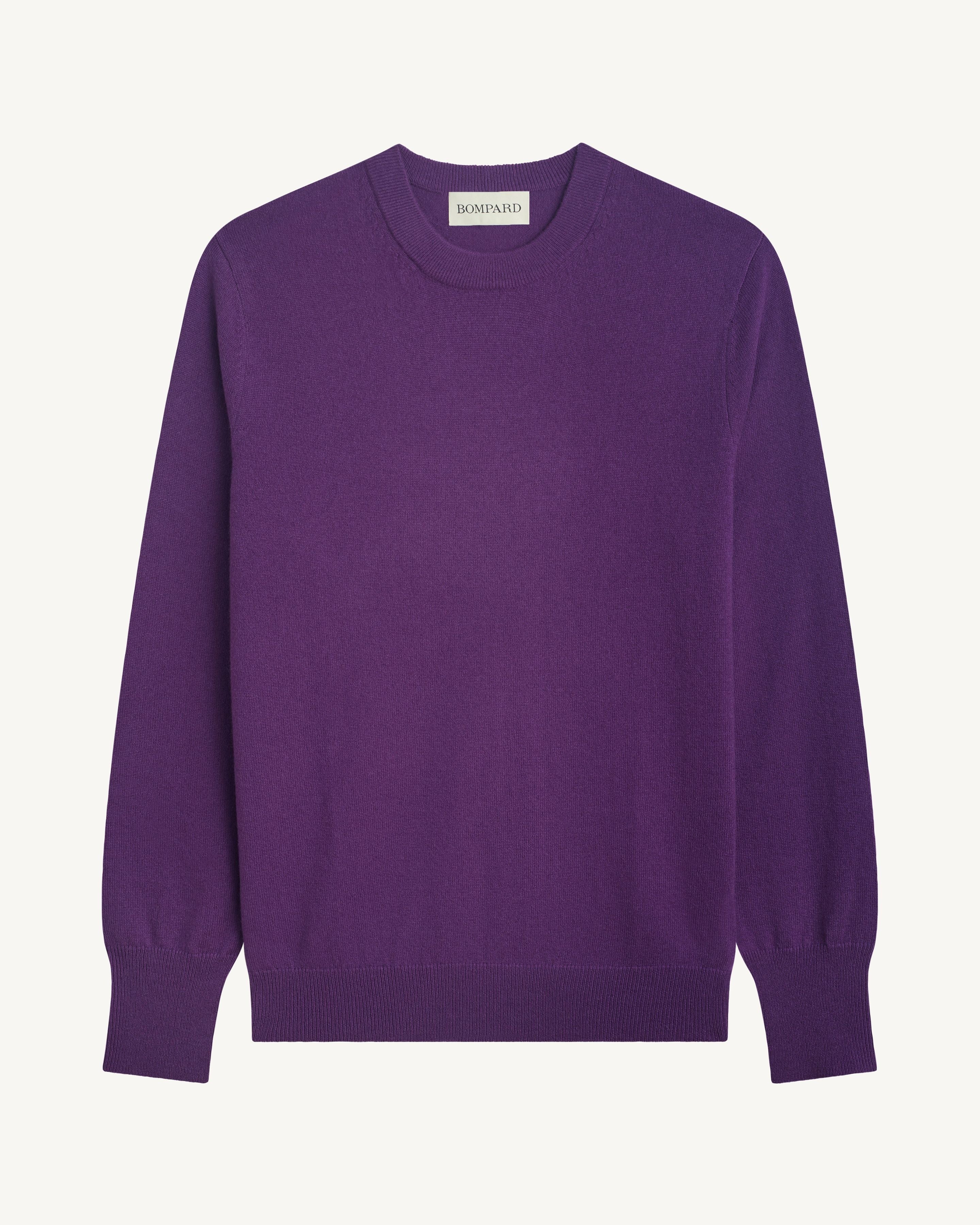 Pull col rond classique