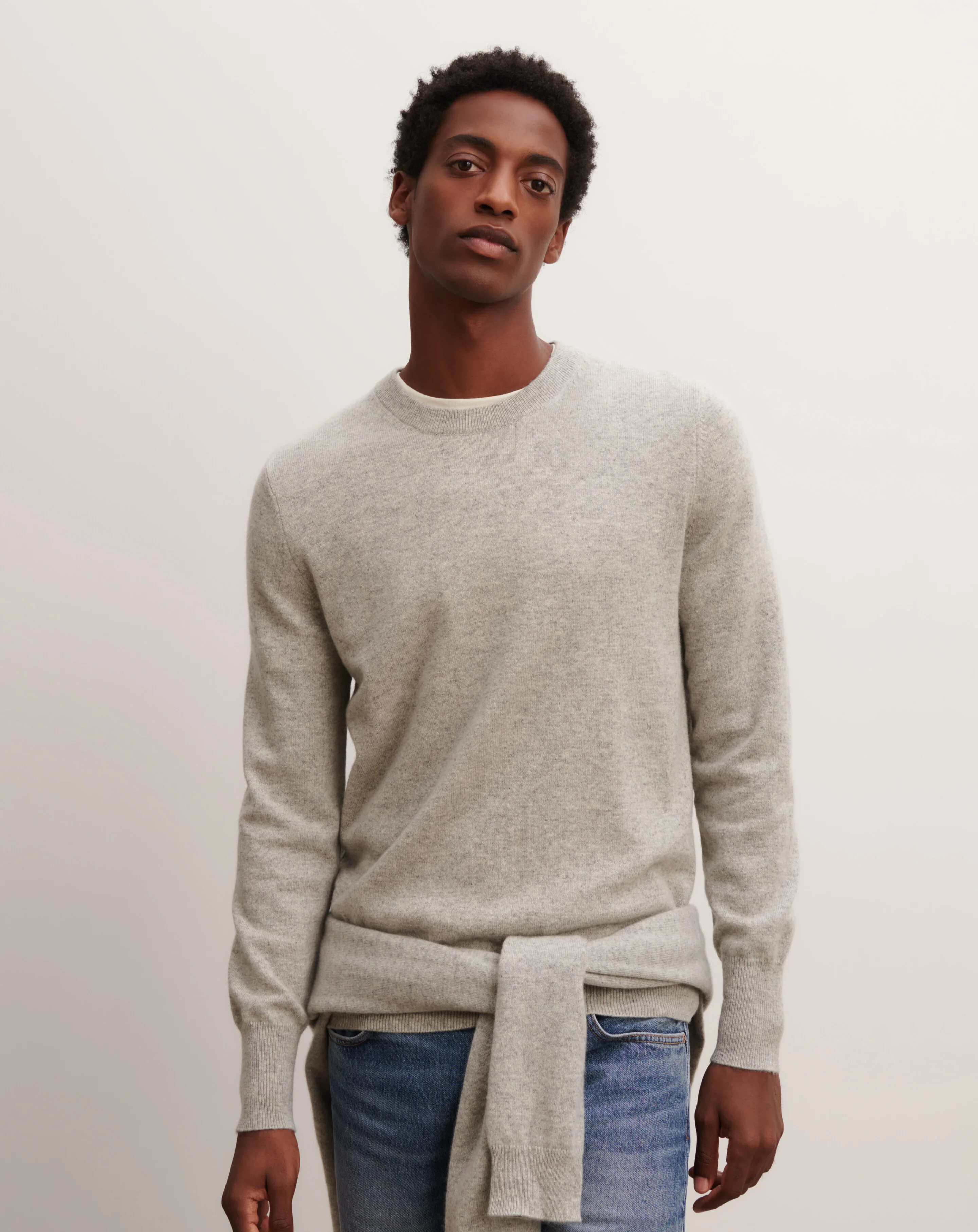 Pull col rond classique