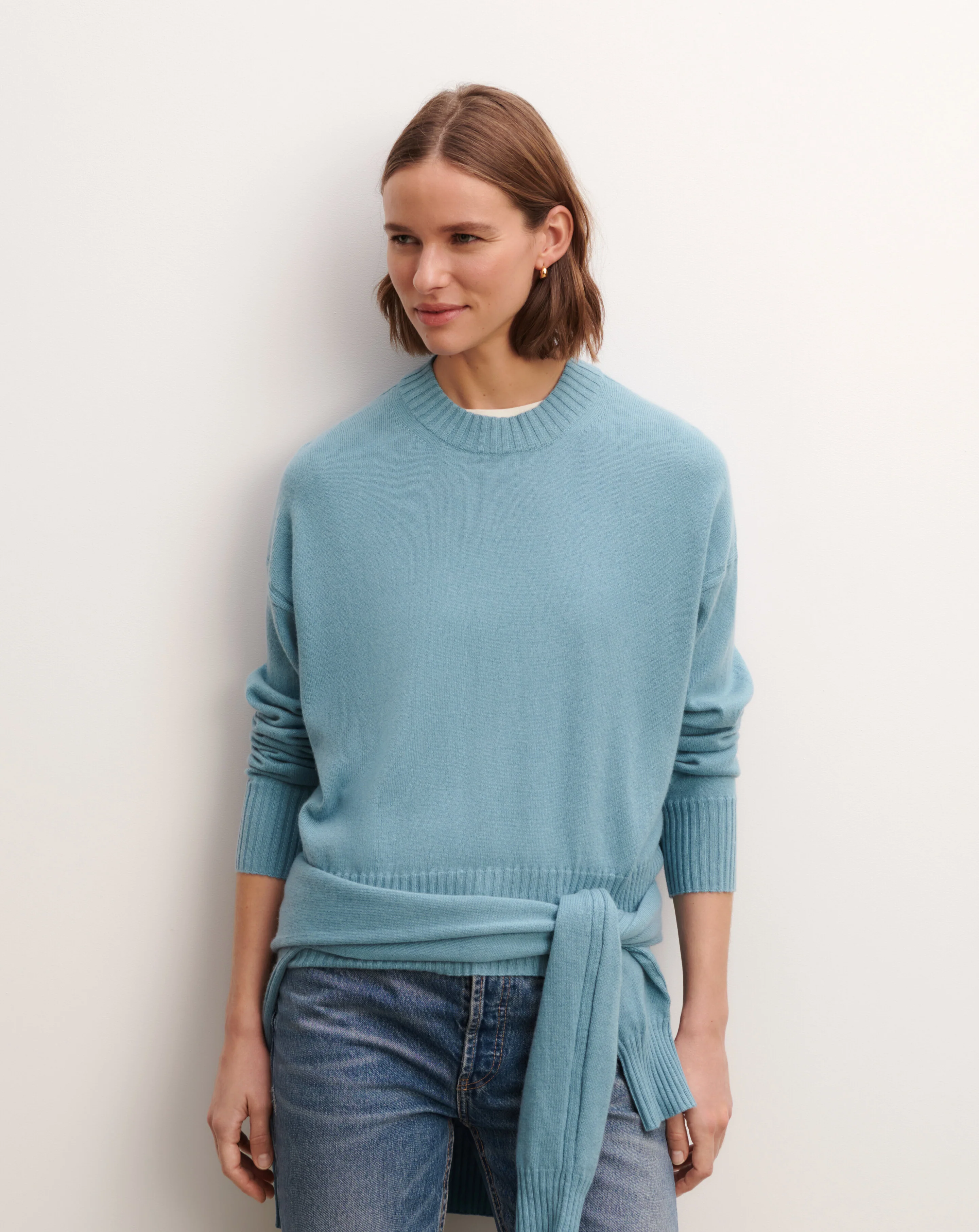 Pull col rond oversized
