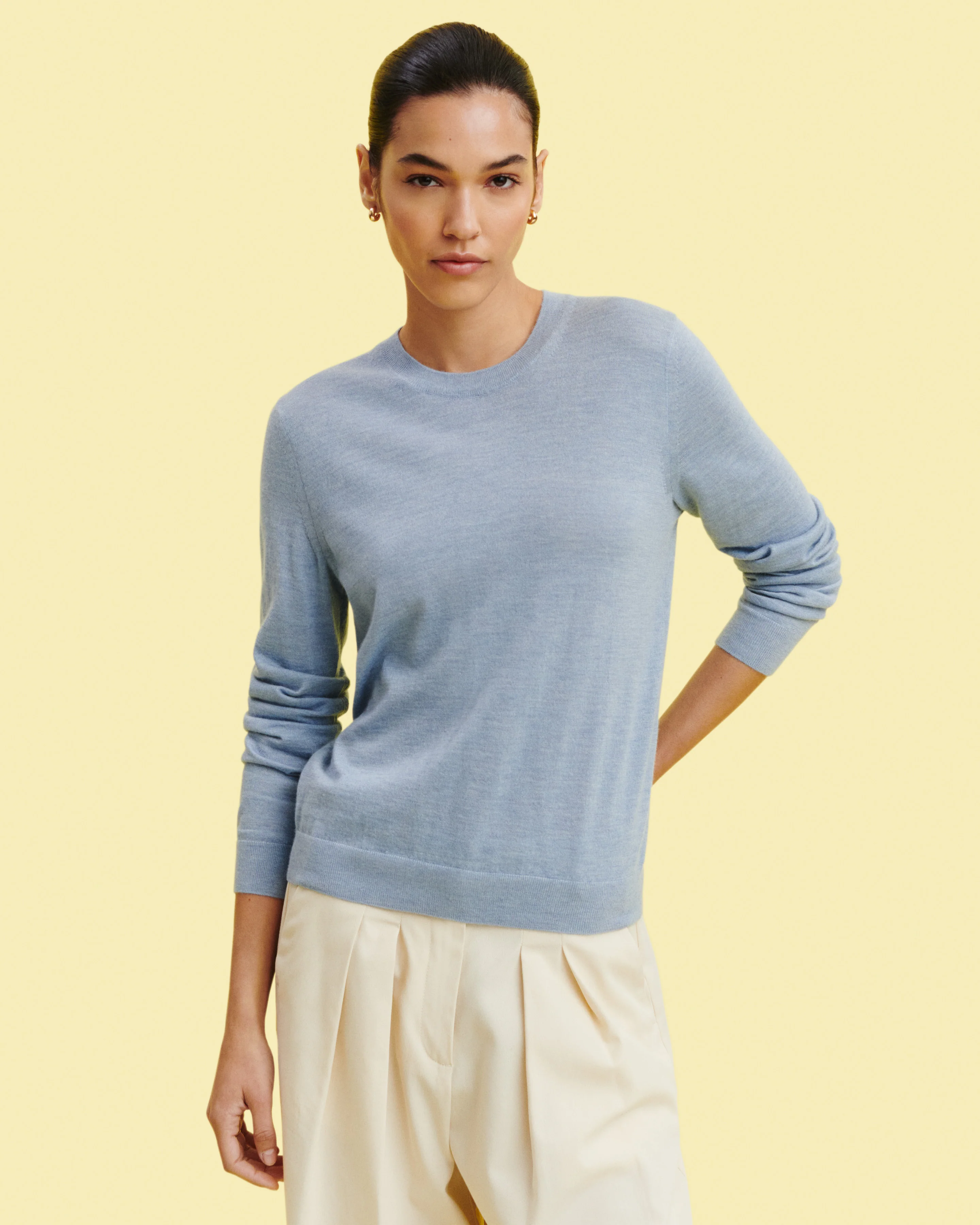 Pull col rond ultrafin - Image 3