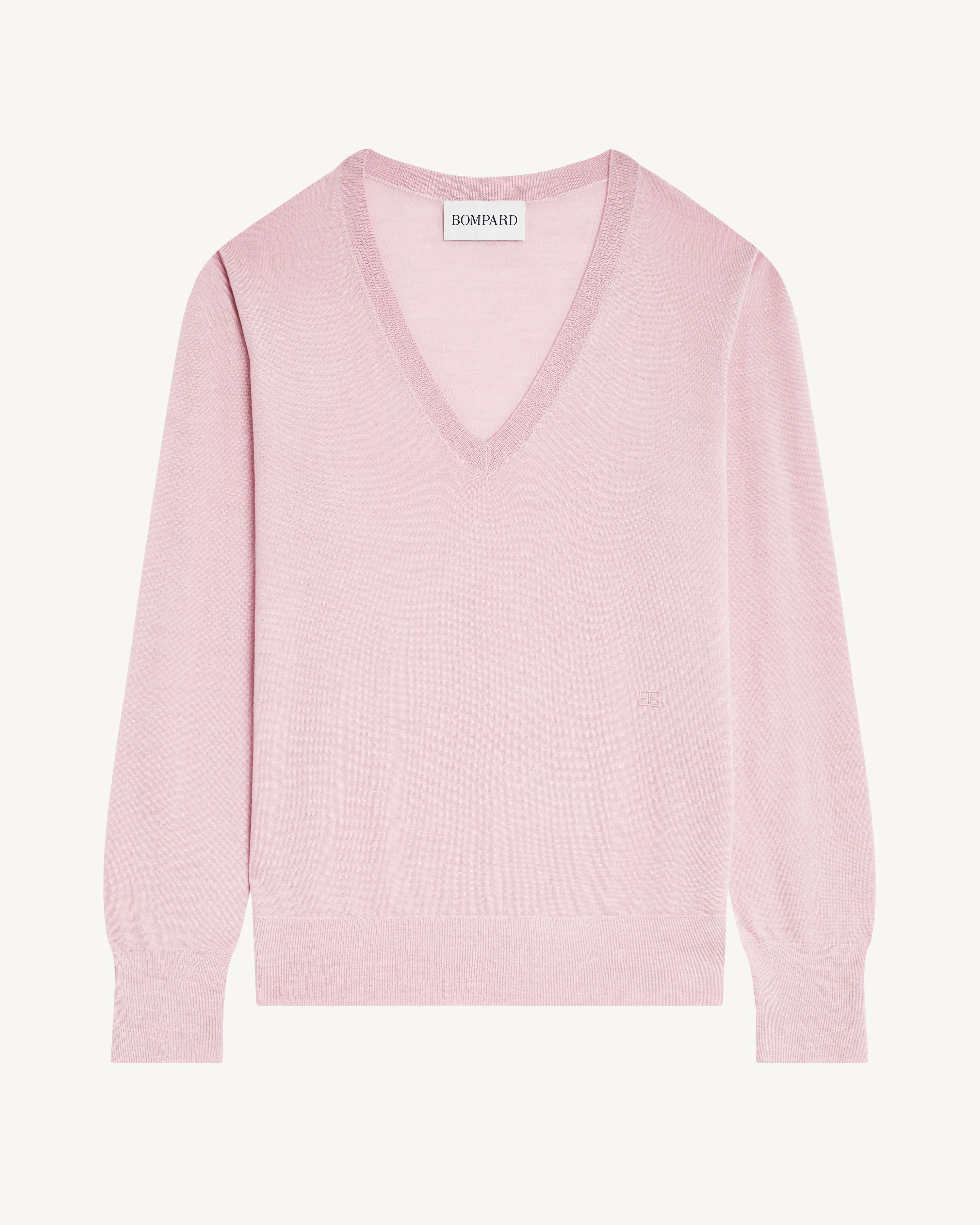 Pull V en maille fluide - Image 2