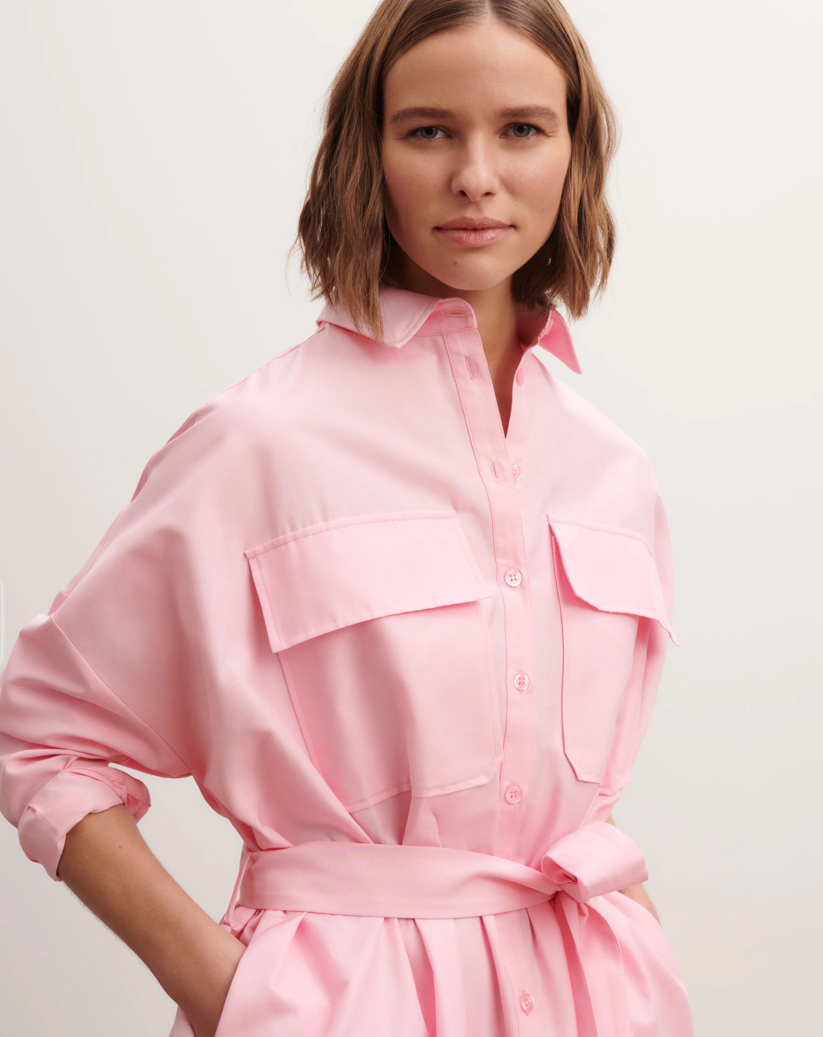 Robe chemise ceinturée - Image 4