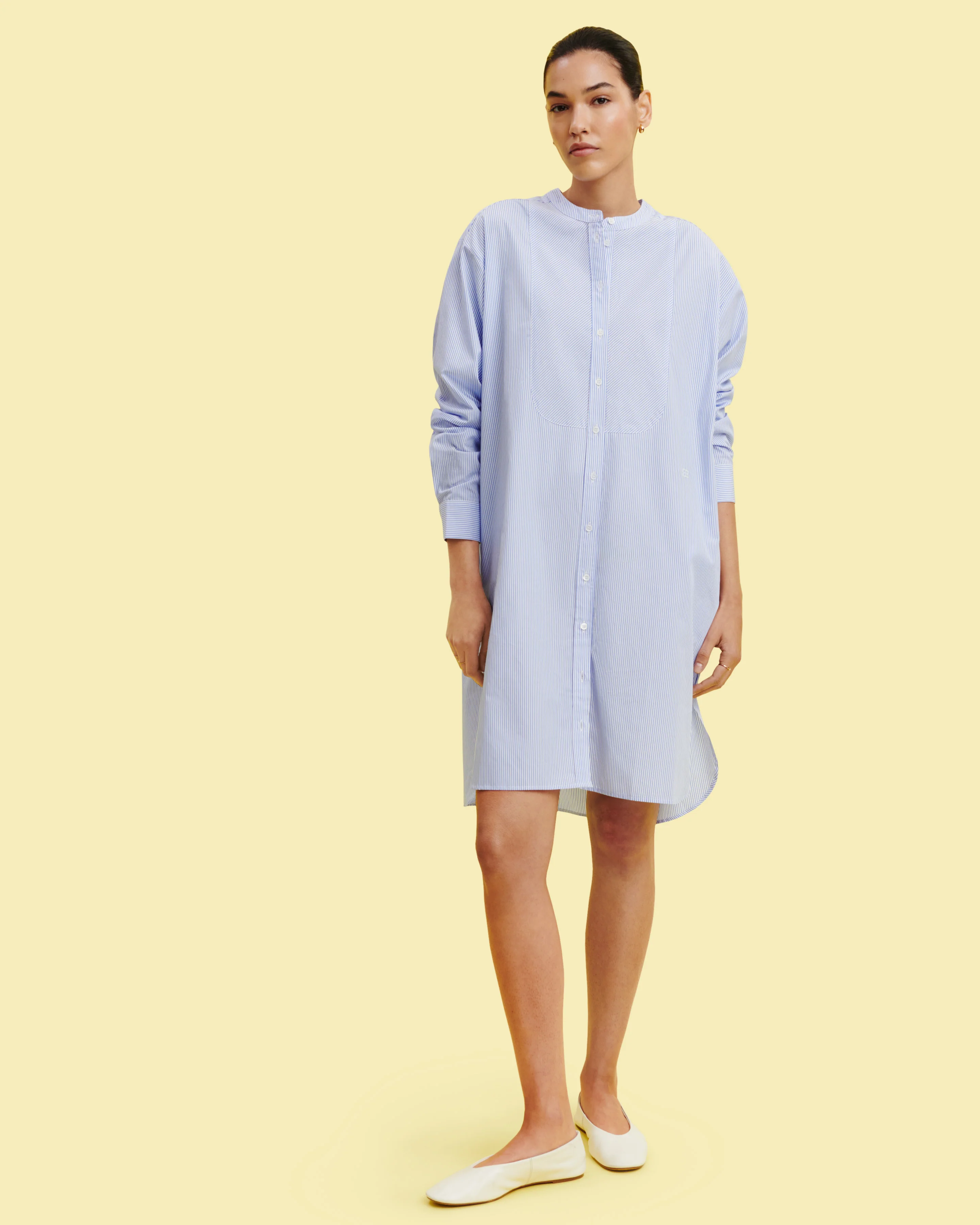 Robe chemise rayée - Image 3