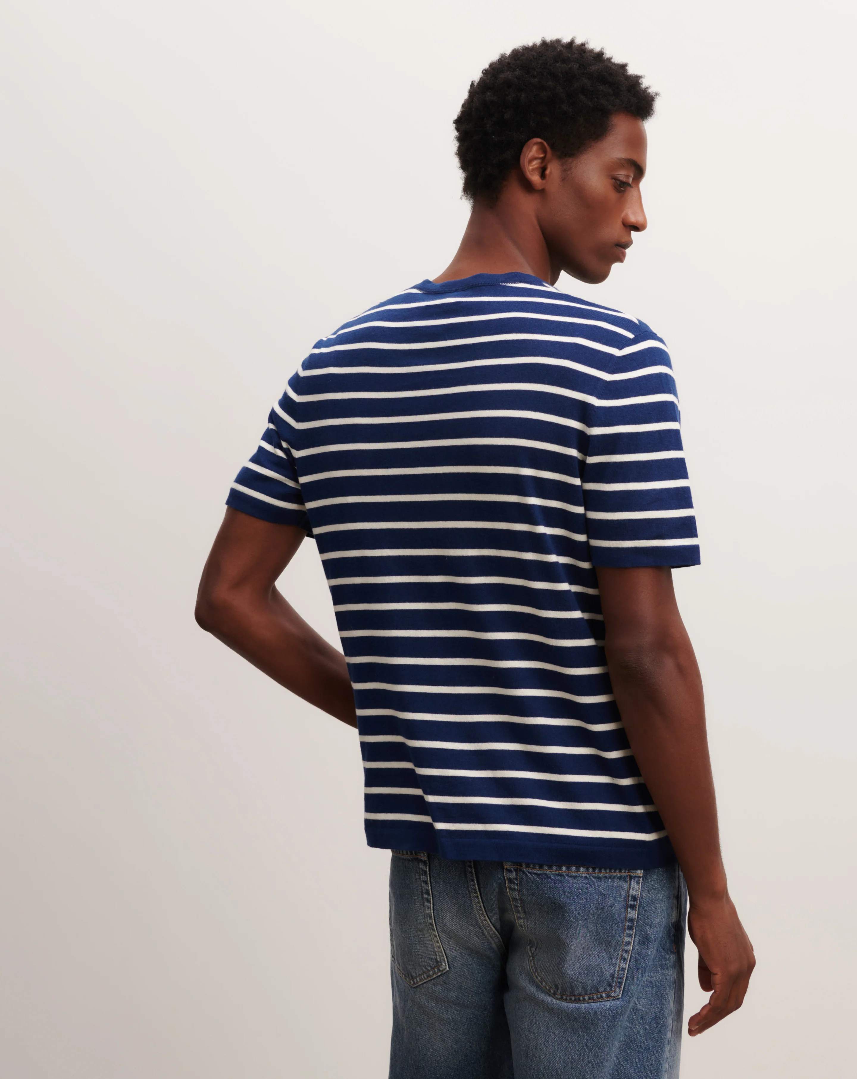T-shirt ultrafin rayé - Image 3